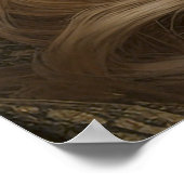 Mooi Fotorealistisch Vrouwenportret AI Generat Poster (Hoek)