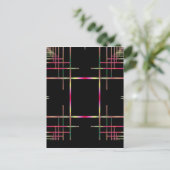 Mooi Fractal Pattern Briefkaart (Staand voorkant)