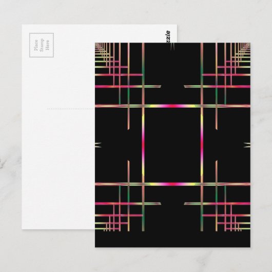 Mooi Fractal Pattern Briefkaart (Voorkant / Achterkant)