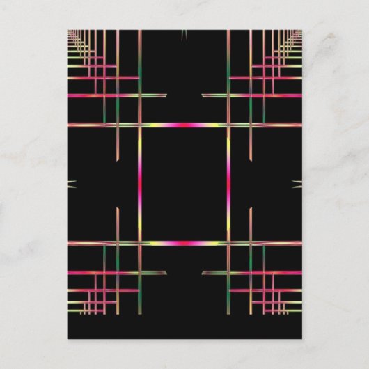 Mooi Fractal Pattern Briefkaart (Voorkant)