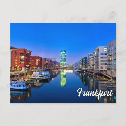 Mooi Frankfurt, Duitsland Briefkaart (Voorkant)