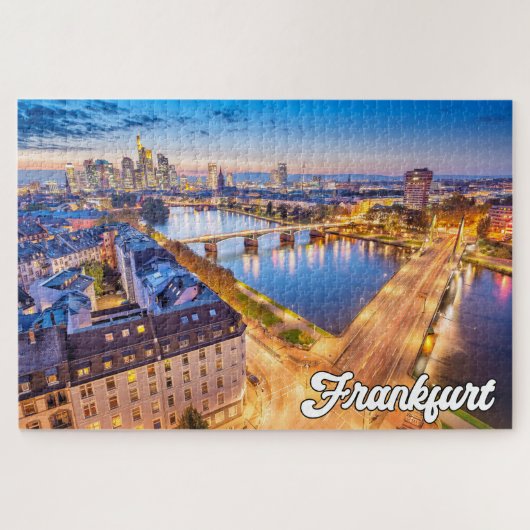 Mooi Frankfurt, Duitsland Legpuzzel (Horizontaal)