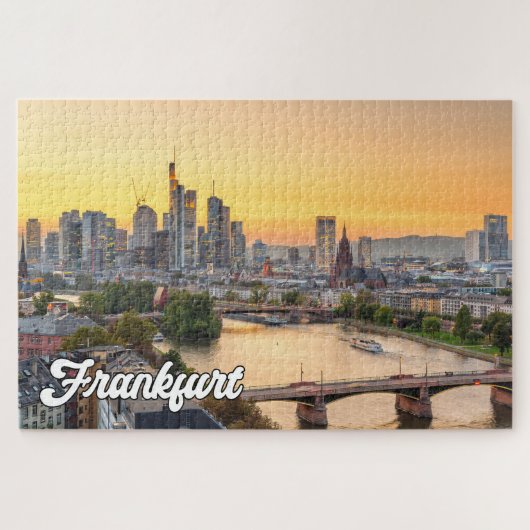 Mooi Frankfurt, Duitsland Legpuzzel (Horizontaal)