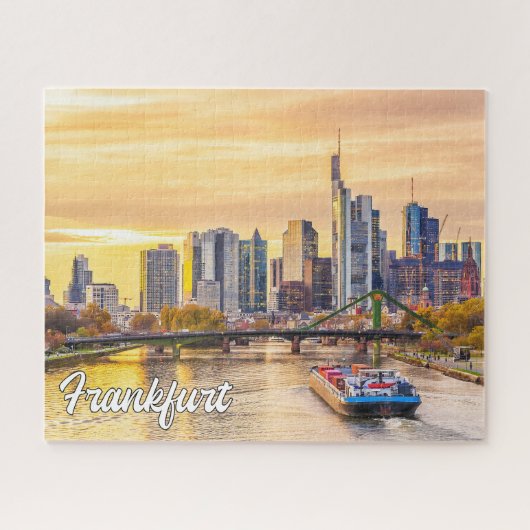 Mooi Frankfurt, Duitsland Legpuzzel (Horizontaal)