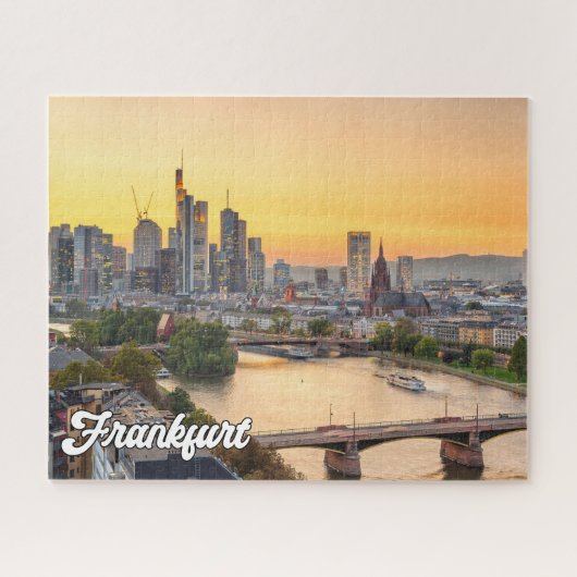 Mooi Frankfurt, Duitsland Legpuzzel (Horizontaal)