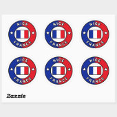 Mooi Frankrijk Ronde Sticker (Vel)