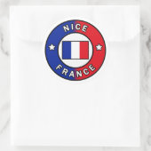 Mooi Frankrijk Ronde Sticker (Tas)