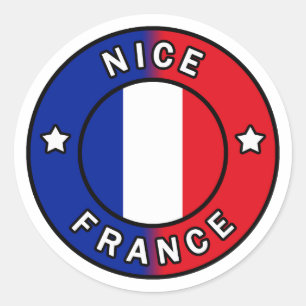 Mooi Frankrijk Ronde Sticker