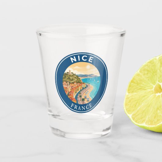 Mooi Frankrijk Shot Glas (Voorkant)