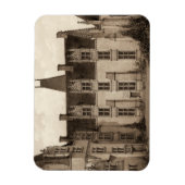 Mooi Frans Chateau in Sepia Tones Magneet (Verticaal)