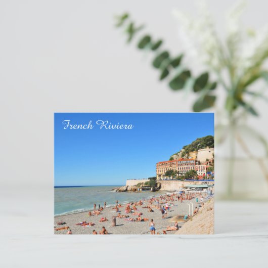 Mooi. Frans Riviera Briefkaart (Staand voorkant)