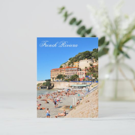 Mooi. Frans Riviera Briefkaart (Staand voorkant)
