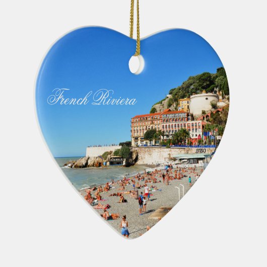 Mooi. Frans Riviera Keramisch Ornament (Rechts)