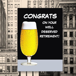 Mooi! Fun, Pensioen Gepensioneerd Wenskaart Kaart