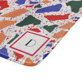 Mooi Fun Terrazzo Abstract Spat-art Snijplank (Hoek)