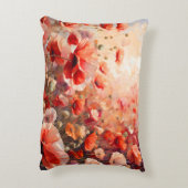 Mooi Gebied van Poppy Designer Accent Kussen (Achterkant (Verticaal))