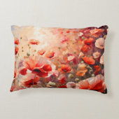 Mooi Gebied van Poppy Designer Accent Kussen (Achterkant)