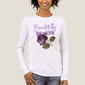 Mooi Gebroken Tri-Blend Shirt (Voorkant volledig)