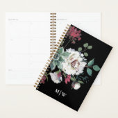Mooi gedempt bloemenboeket met monogram planner (Display)