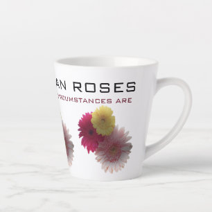 Mooi geel en Roos voor Latte Mok