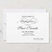 Mooi geel en wit luxe Vrijgezellenfeest Kaart (Achterkant)