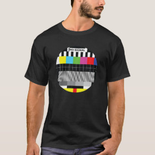 Mooi Geen Signaaltv Kleurrijke Test Pattern Klasse T-shirt