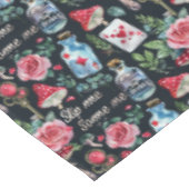 Mooi geïnspireerd door Alice in Wonderland Tafelkleed (Gekanteld)