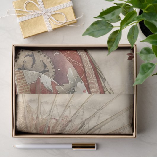 Mooi Geisha Portret Tissuepapier (Geschenk)