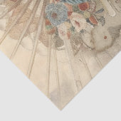 Mooi Geisha Portret Tissuepapier (Detail)