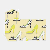 Mooi Gele Hakken Bedankdoosjes (Uitgevouwen)