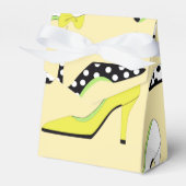 Mooi Gele Hoge Hakken Bedankdoosjes (Voorkant Zijde)