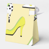 Mooi Gele Hoge Hakken Bedankdoosjes (Achterkant)