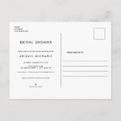 Mooi gele rozenVrijgezellenfeest Uitnodiging Briefkaart (Achterkant)