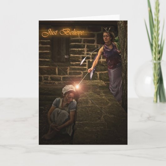 Mooi "geloof" enkel de Kaart van Cinderella en van (Voorkant)