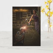 Mooi "geloof" enkel de Kaart van Cinderella en van (Gele Bloem)