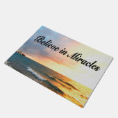 MOOI GELOOF IN WONDEREN ZONSOPGANG ONTWERP DEURMAT (Schuin)