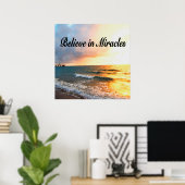 MOOI GELOOF IN WONDEREN ZONSOPGANG ONTWERP POSTER (Thuiskantoor)