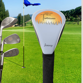 Mooi geloof zonsopgang Ik weet wie houdt morgen Golfheadcover