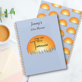 Mooi geloof zonsopgang Ik weet wie houdt morgen Planner