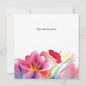 Mooi, gelukkig, licht, lente, zomer, schattig, ele kaart (Achterkant)