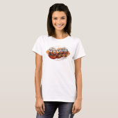 Mooi gelukkig statement ontwerp t-shirt (Voorkant volledig)