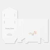 Mooi gemaakt (baby meisje) gunst Box Bedankdoosjes (Ongevouwen)