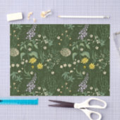 Mooi gemengd pastgoed Wildbloemen Groen Tissuepapier (Craft)