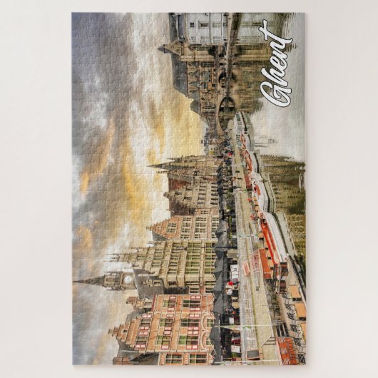 Mooi Gent, België Legpuzzel (Verticaal)