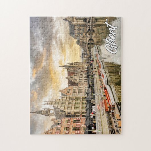 Mooi Gent, België Legpuzzel (Verticaal)