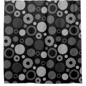 Mooi geometrisch decoratief oogverblindend  douchegordijn (Voorkant)