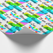 MOOI GEPERSONALISEERD 75E VERJAARDAG ONTWERP CADEAUPAPIER (Hoek)