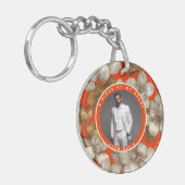 Mooi Gepersonaliseerd Cadeau voor Gepensioneerde G Sleutelhanger (Voorkant Links)