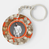 Mooi Gepersonaliseerd Cadeau voor Gepensioneerde G Sleutelhanger (Achterkant)