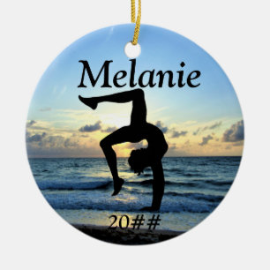 MOOI GEPERSONALISEERD GYMNASTIEK ORNAMENT